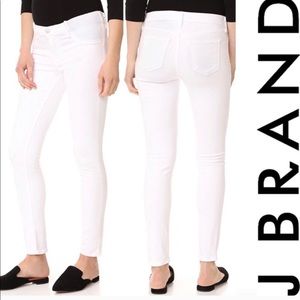 J Brand white maternity skinny jean